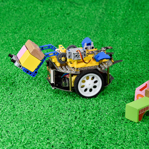 Keyes tudio Stem Education Automatische Hindernis vermeidung Beetlebot 3 in 1 Roboter mit Bausteinen für Arduino Robot Car