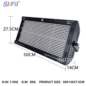 Toptan yüksek parlaklık 1000W RGB DMX 1 çakarlı lamba tam renkli LED spot DJ kulübü parti sahne için DMX kontrolü ile - Product Image 2