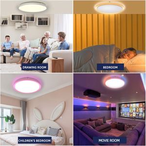 Chasing etkisi için akıllı led tavan ışık yatak odası hareket sensörü wifi tuya oturma odası rgb dim ev bar akıllı ev ışıkları - Product Image 5