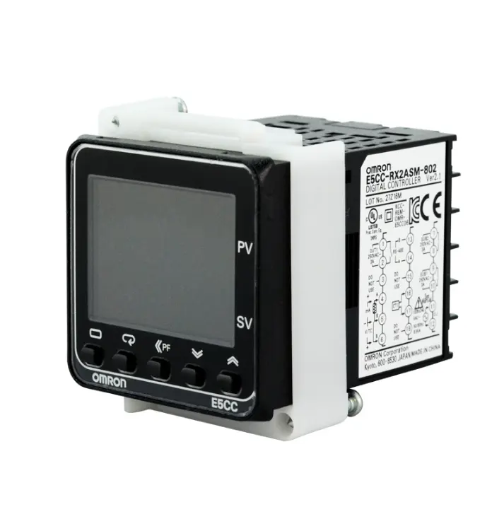 Nouveau régulateur de température numérique original PID 48x48mm Omronn E5CC-RX2ASM-802 E5CC-QX2ASM-802 pour appareil Omron