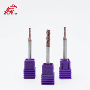 Coated Milling Tool Metal Machining Carbide Solid <strong>Cutter</strong> HRC70 Milling <strong>Cutter</strong> CNC Machine Straight Milling Tool - Product Image 5