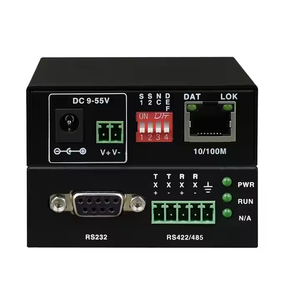 1通道RS232 RS422 RS485到以太网服务器串行到以太网转换器10/100M，带Modbus RTU到TCP - Product Image 1