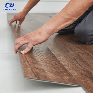 Interlocking Wood Grain Waterproof Spc <strong>Vinyl</strong> Plank Flooring <strong>3mm</strong> 4mm 5mm 6mm - Product Image 3