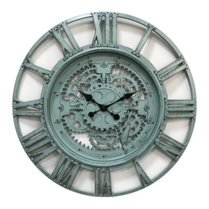 24inch cũ phong cách cổ điển hấp dẫn lớn lớn nhựa đồng hồ treo tường - Product Image 1