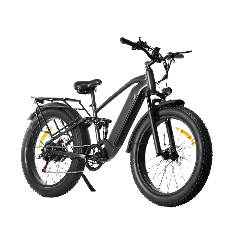 UE EE. UU. Envío de la gota 26 pulgadas AiliFe E City Bike Electric 48V13Ah 250W/750W/1000W Bicicleta eléctrica City Bike con asiento trasero