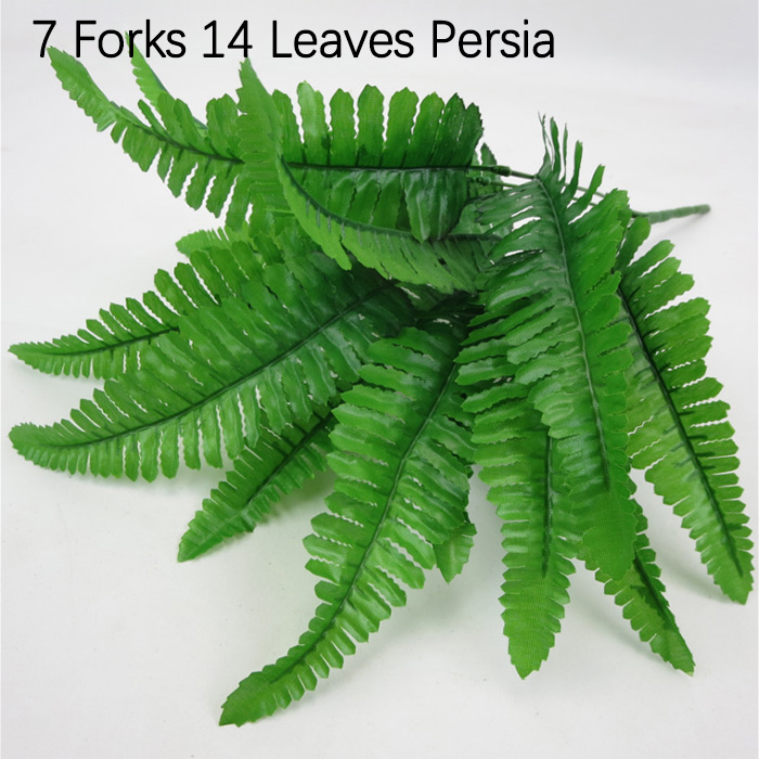 7 fourchettes, 14 feuilles, 2 branches persanes