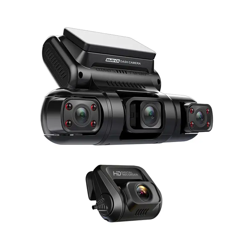 AOEDI AD362 telecamera per auto a 4 canali all'ingrosso Dash Cam visione notturna 1080P Wifi anteriore e posteriore GPS Car Black Box con Camara retromarcia