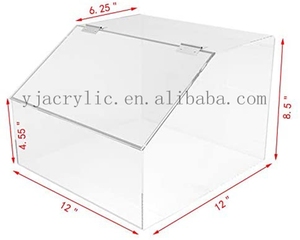 Chất lượng cao Countertop rõ ràng kẹo bin với ống xi lanh sáng tạo perspex kẹo ngọt hộp Dispenser Acrylic kẹo bin - Product Image 2