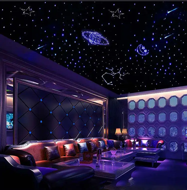 Звездный потолок Ночная Звездная люстра светильник домашний кинотеатр бар звезда потолок с пультом дистанционного управления влагостойкий