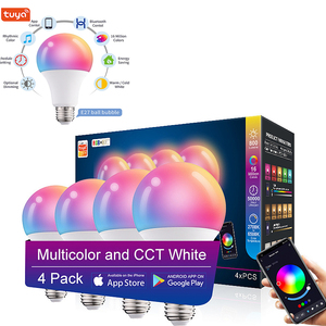 Fabrika özel E26/E27 110V/220V 12W A60 UL Tuya akıllı LED ampuller Wifi Alex ses dim RGBCW kontrol Bluetooth LED aydınlatma - Product Image 1