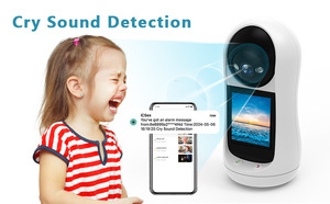 Nueva cámara de monitoreo inteligente con función de videollamada bidireccional y pantalla para monitoreo de ancianos y bebés en el hogar - Product Image 5