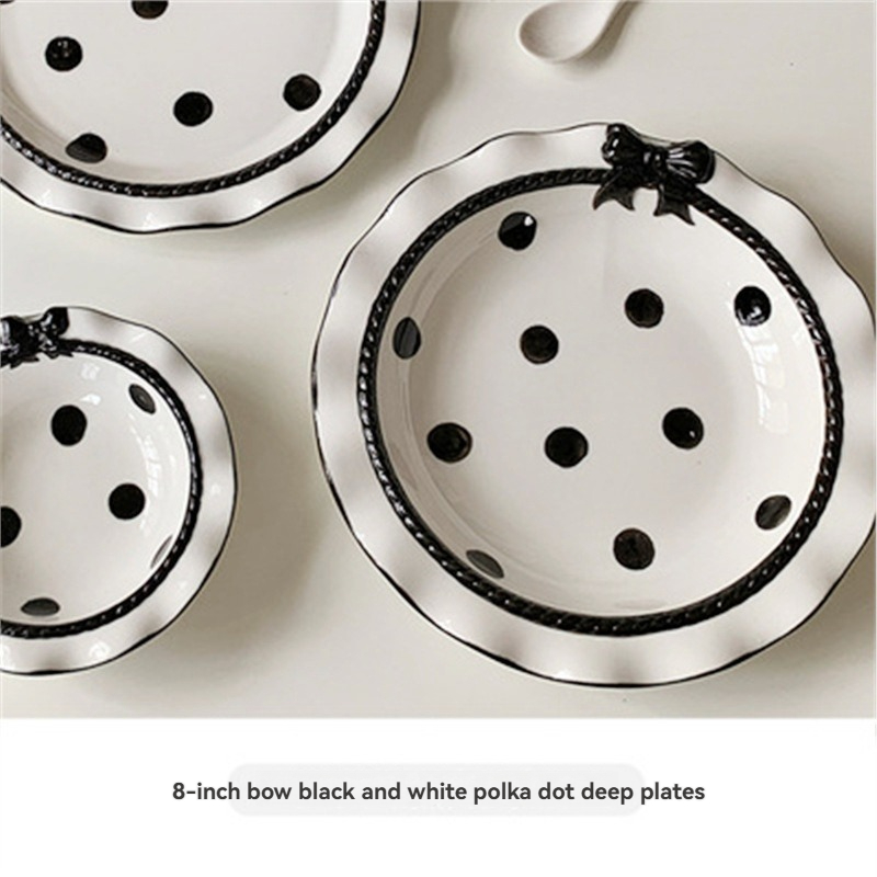 Black-8"flate plate