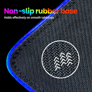 Tùy chỉnh trống 14 Chế độ chiếu sáng chống trượt Chuột <span class=keywords><strong>Mat</strong></span> văn phòng nhà-cao su bền RGB chuột Pad chơi Game Led Mousepad - Product Image 4