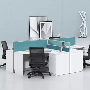 Hot Sale Fashion Partition <strong>System</strong> Desk <strong>Design</strong> Modular <strong>Computer</strong> Desk Workstation Standard Office Office Desk and Chair Set - Product Image 2