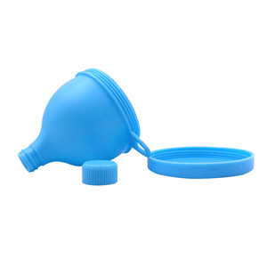 Sampel Gratis Pabrik 15 Tahun Sesuai Pesanan 100Ml Corong Bubuk Protein Plastik Suplemen Protein Bubuk dengan Dua Tutup - Product Image 4