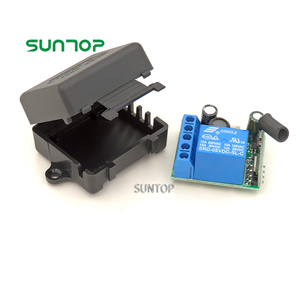 1 canal, 5V, 12V, 24V, código de aprendizaje inalámbrico, interruptor de relé de Control remoto, transmisor y receptor, módulo RF de 433MHz - Product Image 5