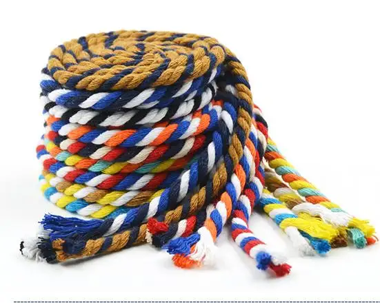 Deepeel BD218 5mm Bunte DIY Craft Geflochtene Dekoration Seil Tasche Seile Kordel zug Twisted Cotton Cords