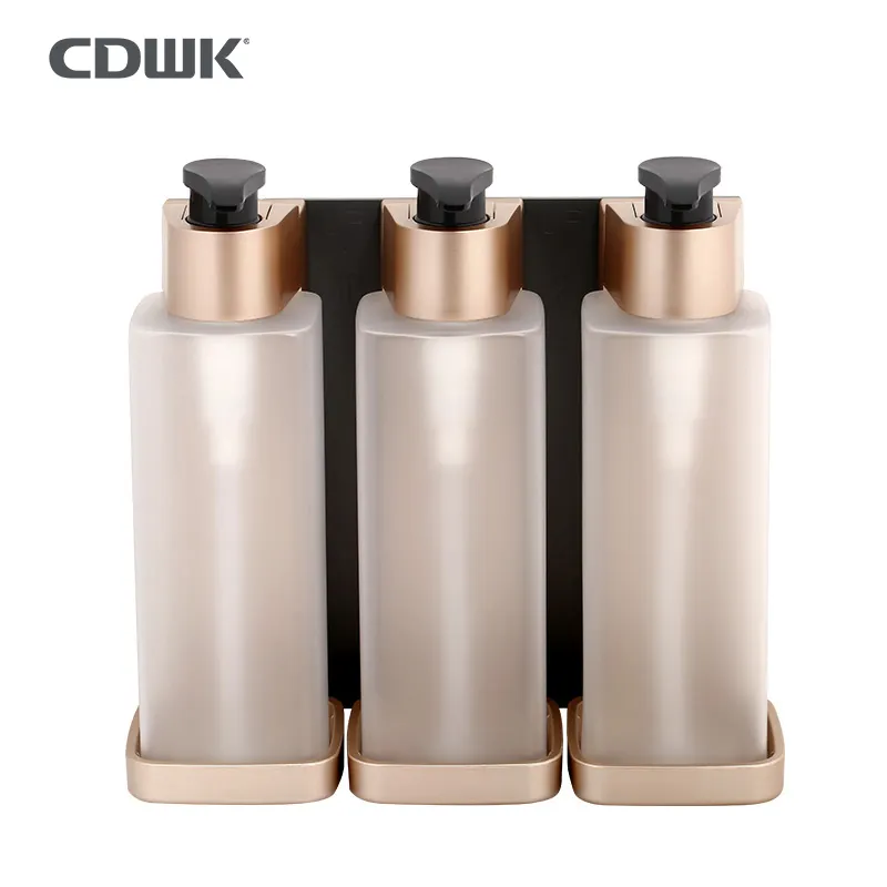 Cdwk dispensador de silicone, dispensador de silicone para parede para shampoo e sabonete líquido