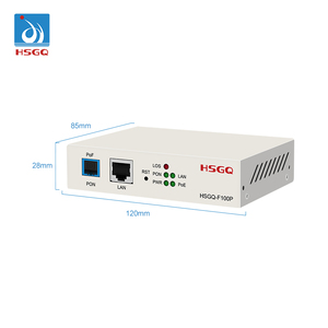 Fibra óptica 1GE puerto LAN PoF carcasa de hierro de un solo puerto ONU para solución de red totalmente óptica de 1/2" - Product Image 6