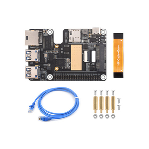 Cappello da PCIe a MiniPCIe GbE USB3.2 +, supporta il modulo 4G di interfaccia MiniPCIe, rete ad alta velocità, cappello lampone Pi 5 - Product Image 5