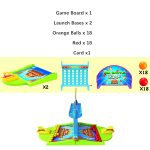 Connect Shots Bouncing Balls Board <strong>Game</strong> with 2 Catapult Shooters Interactive Battle <strong>Game</strong> Fun Time for Kids 4 in a Row - Product Image 3