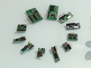 Kit de transmisor y receptor inalámbrico Rf de 433Mhz o 315Mhz Controlador de un solo canal de control remoto programable