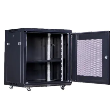 A fábrica 12u 530*400*600 telecom racks racks do servidor de computador armários com insonorizado