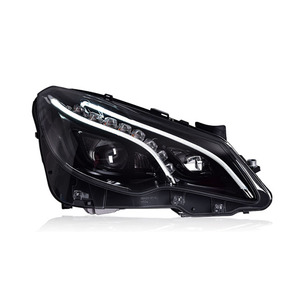 Mercedes-benz e-class için SJC otomatik W207 E200 E300 E300 Coupe far takımı 10-17 modifiye LED Lens gündüz çalışan ışık - Product Image 2