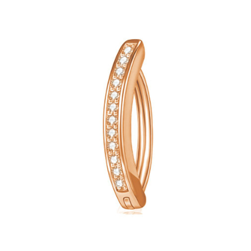 Rose gold with diamonds