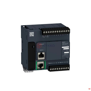Controlador lógico programable TM221CE16R (PLC) - 16 E/S, diseño compacto expandible, sistema de control de automatización industrial
