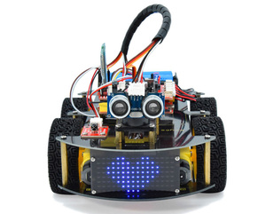 Аксессуары для DIY, интеллектуальный 4WD робот, умный автомобильный кодировщик, батарейный блок, приводной двигатель, развивающие игрушки, робототехника, комплект для Arduino