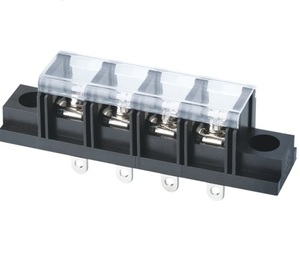 Paso de 13mm de alta corriente montado en panel con cubierta y orificios de fijación (WJ78CM/78HM/78RM) bloques de terminales de barrera - Product Image 1
