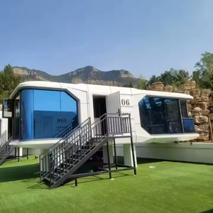 Kapsul Prefab Modern untuk rumah kantor Pod kecil ruang bergerak komersial rumah kabin kapsul penggunaan rumah dan Hotel - Product Image 5