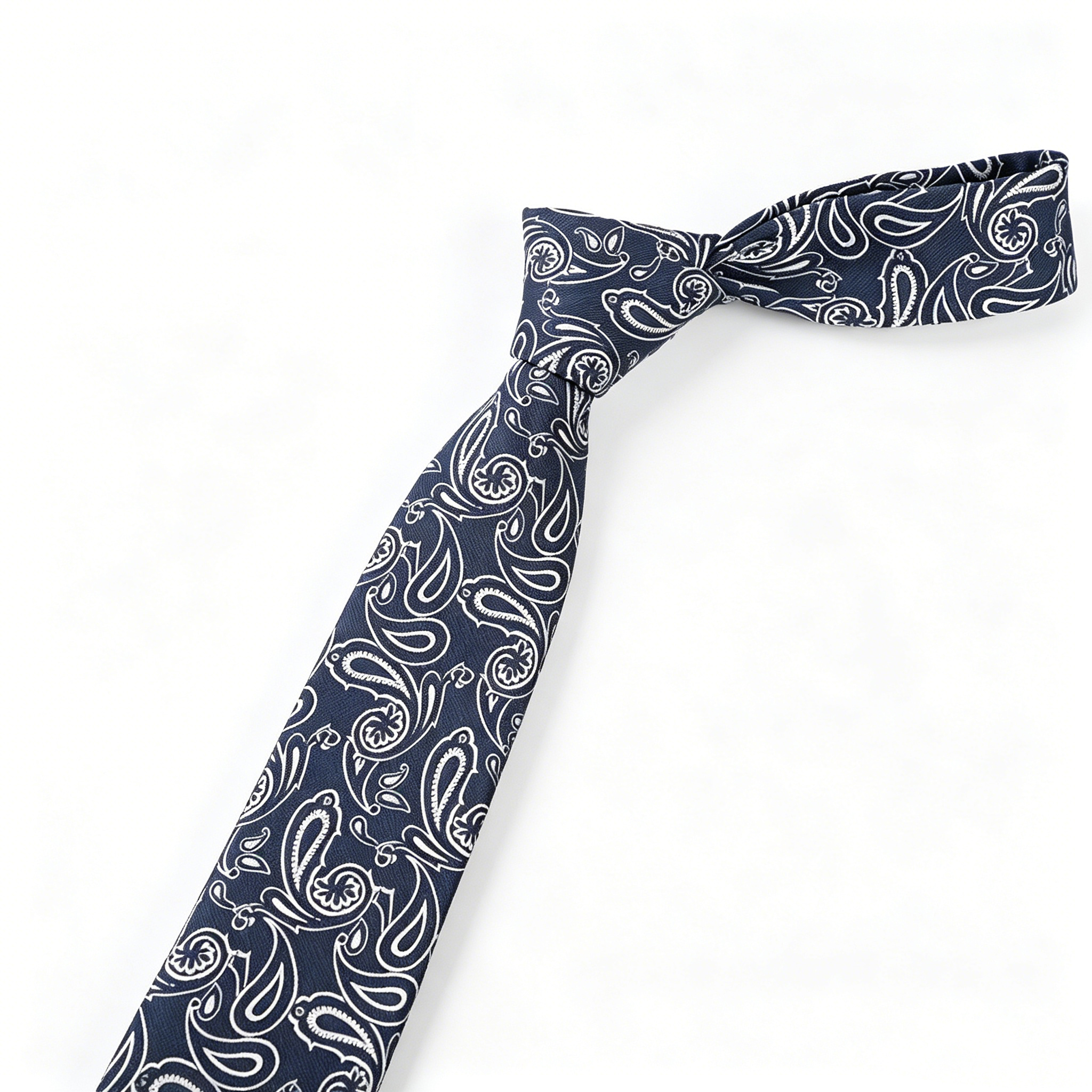 Paisley blu navy