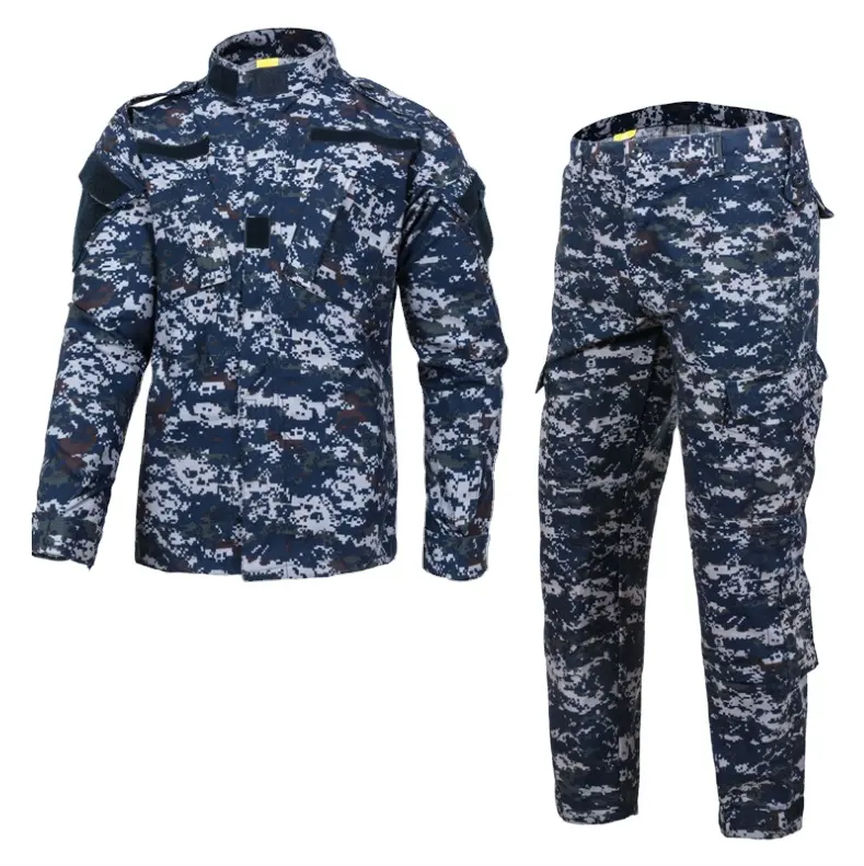 Fabricantes de ropa de aduana, uniforme de camuflaje oceánico Digital, traje de camuflaje, ropa, abrigo de tela de combate, uniforme