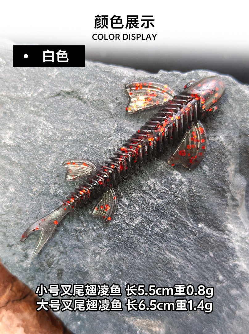 Pesce volante Redtail - rosso vino