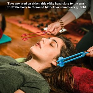 Đầy Màu Sắ<span class=keywords><strong>c</strong></span> Hợp Kim Nhôm Điều Chỉnh Dĩa Y Tế Chakra Điều Chỉnh Ngã Ba Thiết Lập 126.22 136.1 141.27 172.06 194.18 210.42 221.23 272.2Hz - Product Image 4