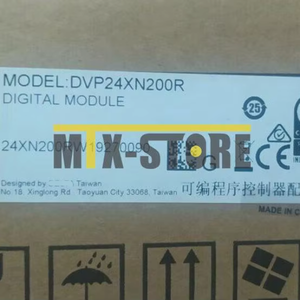 Nuovo di zecca 1 pz DVP24xn200r PLC Spot originale per il controllo industriale e la programmazione con interfaccia di comunicazione RS485 - Product Image 1