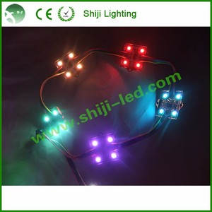 24v dmx wasserdicht 4leds hochwertiges smd5050 dmx512 quadratisches Pixel LED-Modul mit 3M Klebeband - Product Image 4