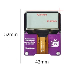 Modulo IIC SPI I2C blu a 24 Pin SSD1309 Display OLED trasparente da 1.5 ''128*64 128x56 pannello flessibile da 1.51 pollici - Product Image 2
