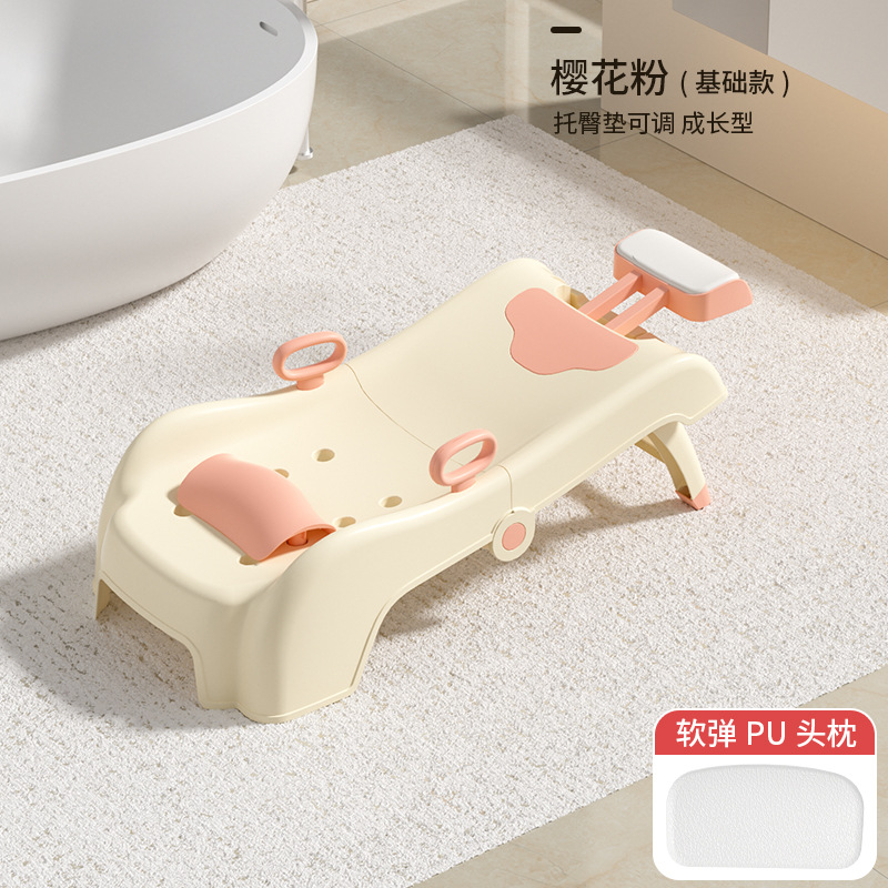 PU สีชมพูเชอร์รี่บลอสซั่มแบบไม่มีร่อง