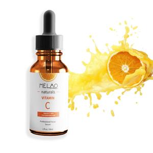 Melao 30ml Vitamina C Solución en Stock 20% E Ácido Hialurónico Suero Facial Profesional Antienvejecimiento Antiarrugas VC Suero Facial
