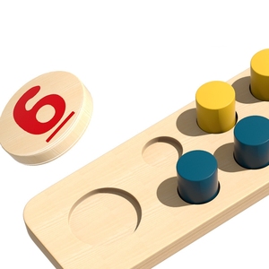 おもちゃを数える幼稚園数学操数加算引き算ゲーム木制数学就学前学習活動 - Product Image 3