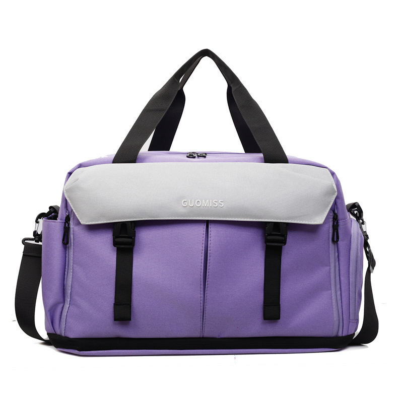 White with purple