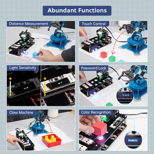 Hiwonder xArm U-N-O Arduino Programmier roboter mit Sekundärentwicklungs-Sensor-Kit STEM Education Roboterarm-Kits