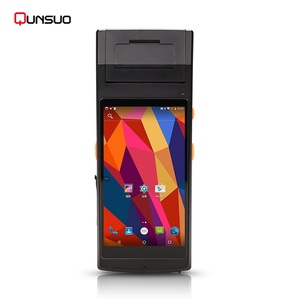 5,5 pulgadas móvil de mano inteligente 4G Wifi NFC huella dactilar código de barras Qr escáner de código Android POS Terminal con impresora térmica - Product Image 2