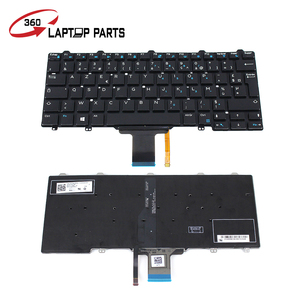 E7250 FR布局笔记本键盘适用于戴尔Latitude 12 5000 E5250 12 7000 E7270 11键盘FR布局背光 - Product Image 1