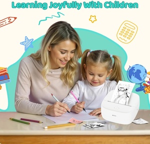 2 Inch Sticker Mini Máy In 58Mm Không Có Nhãn Xách Tay Nhỏ Máy In Ảnh Từ Điện Thoại Cho Nghiên Cứu Ghi Chú - Product Image 2