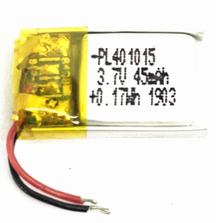 401015 taille des cellules 4*10*15mm 45mAh