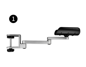 2021 Ergonomic Arm Rest Rotating Mouse Arm Rest Mouse Pad Cradle <strong>Computer</strong> Hand Rest for <strong>Computer</strong> <strong>Table</strong> Arm Support Aluminum - Product Image 1
